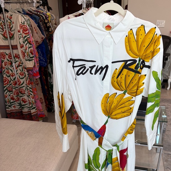 Farm Rio: Off-White Farm Rio Organic Cotton
Chemise - Picture 8 of 11